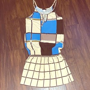 VENUS Color Block Summer Dress Size S
